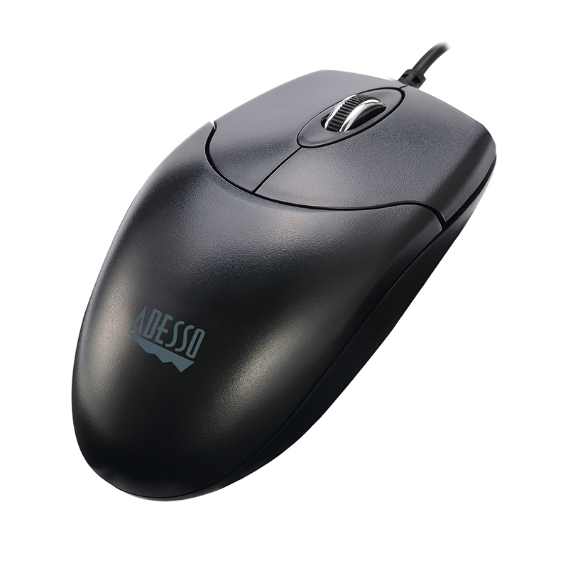 Adesso IMOUSE M6C-TAA Full-size Mouse - USB Type C - Optical - 3 Button(s) - Black 